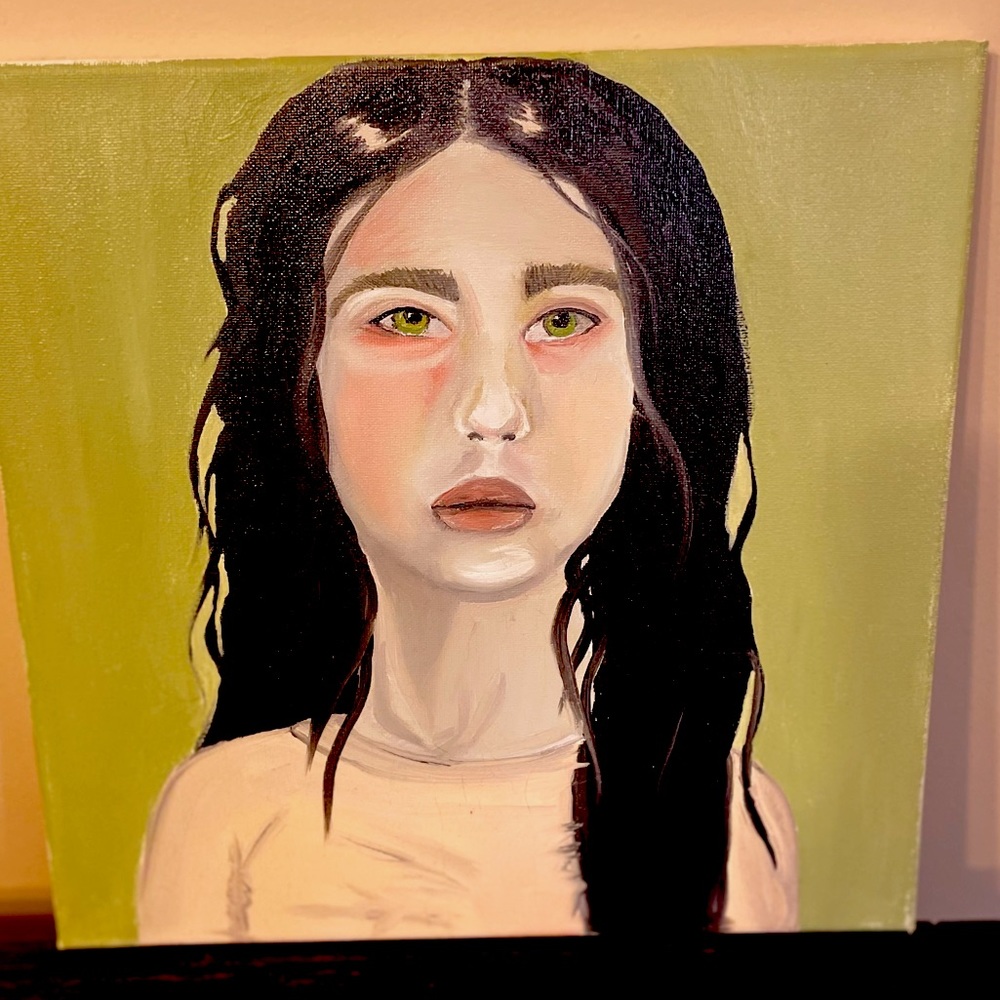Original painting goth emo